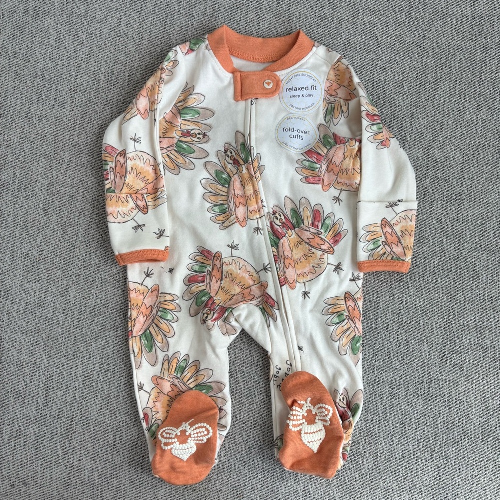Burt’s Bees Baby - Vivid Turkey Organic Cotton Sleep and Play